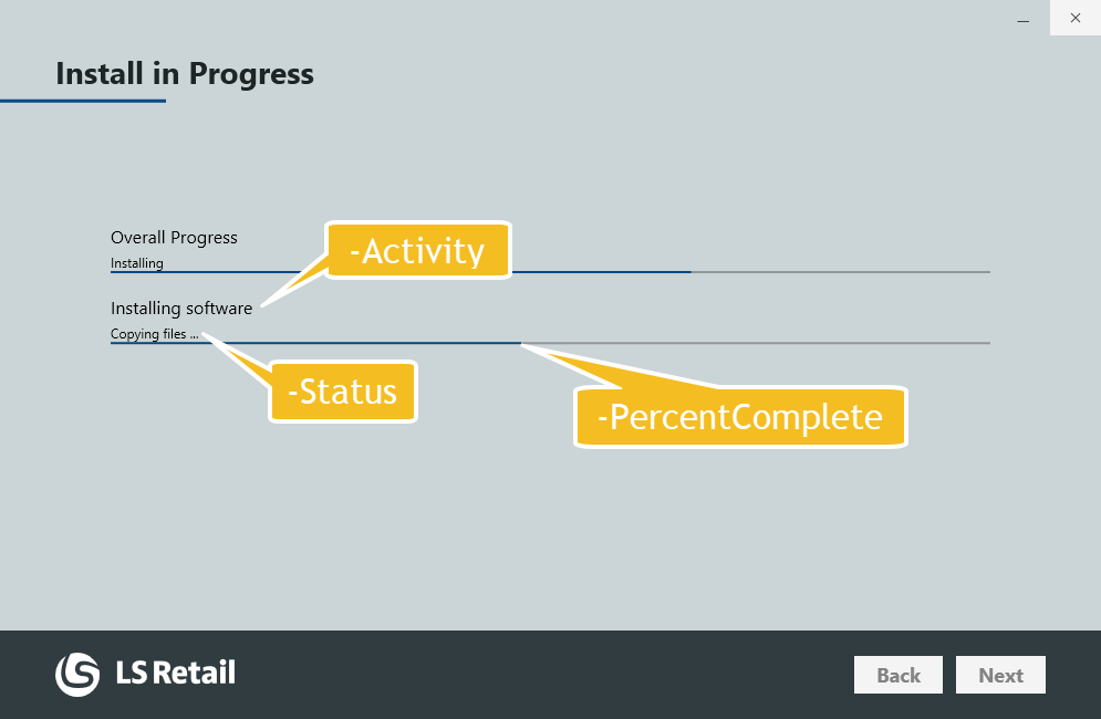 Write Progress