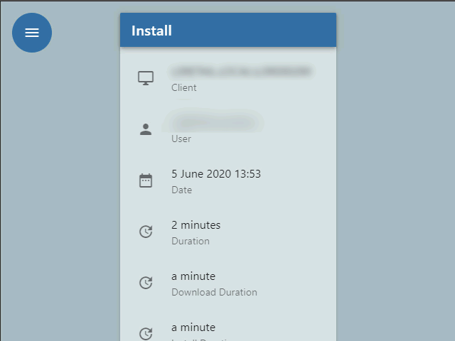 Client install