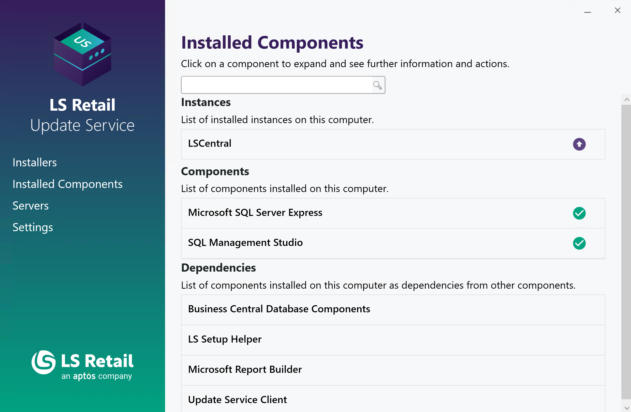 InstalledComponents